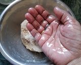 A picture of step 8 of Rice bread roll(leftover rice).