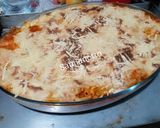 Une image de l'étape 4 de Gratin de Macaronis à la Béchamel et Fromage.