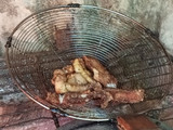 Saboga frito con ensalada mixta. #calendario2025