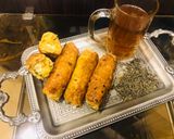 A picture of step 4 of Cheesy potato roll with kahva.