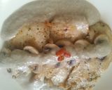 Foto del paso 7 de la receta Pechuga de pollo con crema picante de champiñones