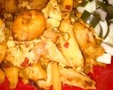 A picture of step 6 of Sultan chips and cucumber 🥒.