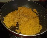 A picture of step 4 of Moong dal halwa.