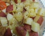 A picture of step 5 of Native American Salt Potatoes.