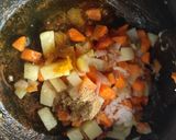 A picture of step 2 of Veg Pulao for toddler 2 year old baby.