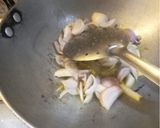 A picture of step 2 of Green shimla mirch gravy.