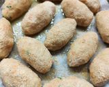 A picture of step 4 of Potato and Carrot Croquettes with Cannellini Bean Cream.
