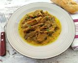 A picture of step 5 of Oyster Mushrooms with Mustard Sauce.