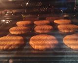 A picture of step 5 of Peanut butter cookies.