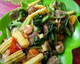 Foto langkah ke 9 dari resep Cap Cay Goreng.
