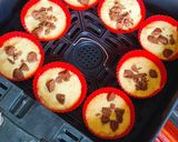 Hình bước làm 3 của món Bánh muffin chuối nồi chiên không dầu (nckd)