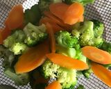 Foto langkah ke 2 dari resep Sesame tofu with broccoli-carrot.