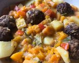 Foto del paso 6 de la receta: Guiso vegano de calabaza con albóndigas