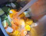 Foto del paso 3 de la receta: Sopa de zapallo, zanahoria y puerro en sopera eléctrica