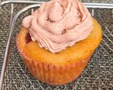 A picture of step 24 of Eggless Strawberry Muffins With Strawberry Buttercream Frosting.