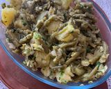 Foto del paso 4 de la receta: Patatas al ajillo con judías verdes