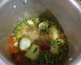 A picture of step 2 of Green beans and Turai Sabji.