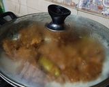 A picture of step 7 of Chicken salan biryani.