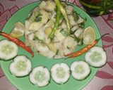 A picture of step 2 of Potato cucumber salad.