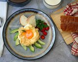 Gambar langkah 3 resipi Telur Berawan atau Cloud Eggs.