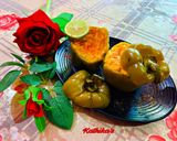 স্টাফড ক্যাপ্সিকাম (stuffed capsicum recipe in Bengali) রেসিপি ধাপ - 11 ছবি