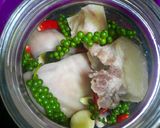 Hình bước làm 4 của món Tai mũi heo ngâm nước mắm