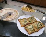 A picture of step 4 of Garlic bread.