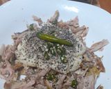 A picture of step 3 of Chicken spread or Dressing.