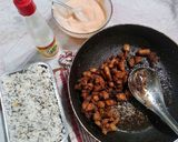 Foto langkah ke 5 dari resep Chicken Mentai Rice.