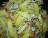 A picture of step 5 of Sultan chips.