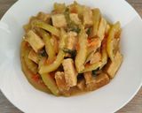 Foto langkah ke 5 dari resep Tumis Tempe Kulit Semangka.