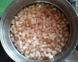 Hình bước làm 3 của món Vỏ bưởi dùng trong món chè bưởi
