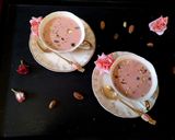 A picture of step 9 of Kashmiri chai /Pink tea.
