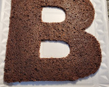 Foto del paso 5 de la receta: Letter cake, torta letra "Brownie" sin gluten