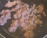A picture of step 1 of Goat cheese turkey lasagna.