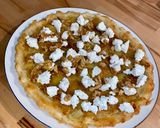 Une image de l'étape 4 de Tarte aux poireaux façon tatin avec du chèvre frais.