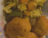 A picture of step 3 of Yam balls 😋😋.