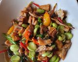 Foto langkah ke 6 dari resep Tumis ikan asin pete.