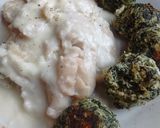 Foto del paso 3 de la receta: Filet de pescado al natural con salsa blanca diet
