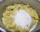 Hình bước làm 1 của món Bánh chuối hấp nước cốt dừa