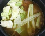 รูปขั้นตอนการทำที่ 6 ของ ซุปเต้าหู้กิมจิไก่เส้นบุก