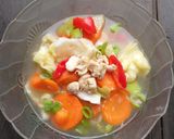 Foto langkah ke 3 dari resep Sop Sayur Bumbu Pala.