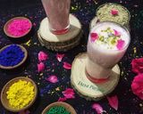 A picture of step 4 of Thandai Rose Lassi.