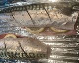 A picture of step 1 of Grilled Mackerel + Salad.