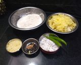 A picture of step 1 of Pineapple sweet and spicy pancake.