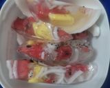 Hình bước làm 3 của món Thạch rau câu trái cây: