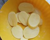 865.Kirántot krumpli fokhagymás tartármártással és ketchuppal 😋 recept fázis 1 fotója