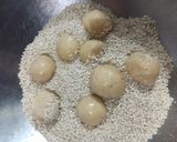 A picture of step 6 of Laughing Balls | Chinese Smiling Sesame Cookies.