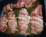 Bacon-be tekert csirkemell recept fázis 2 fotója