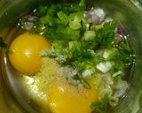Foto langkah ke 1 dari resep Telur Dadar Gobal Gabul.